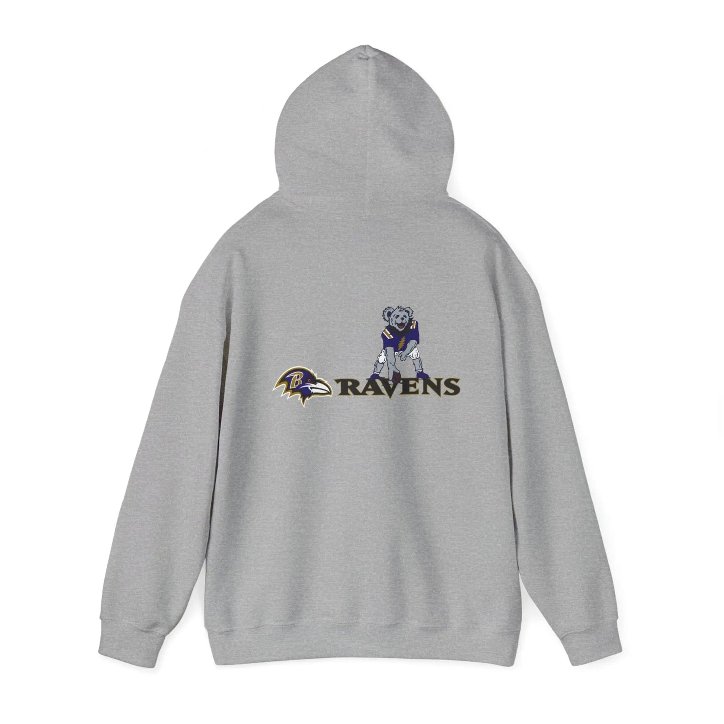 Baltimore Ravens Dancing Bear Unisex Hoodie Two-Sided The Gridiron Collection