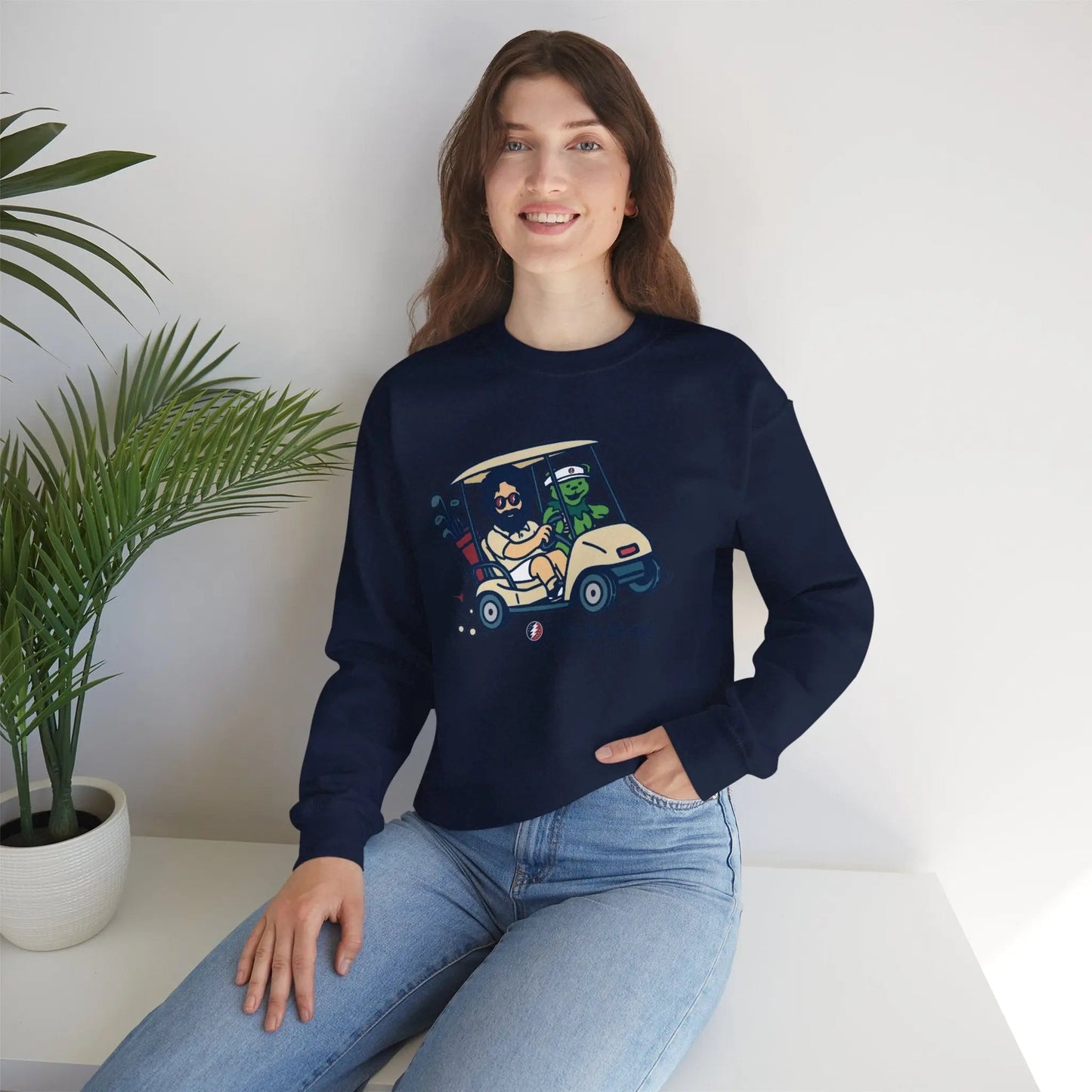 Life is dead. Crewneck Sweatshirt Unisex Heavy Blend Crewneck Sweatshirt Gildan