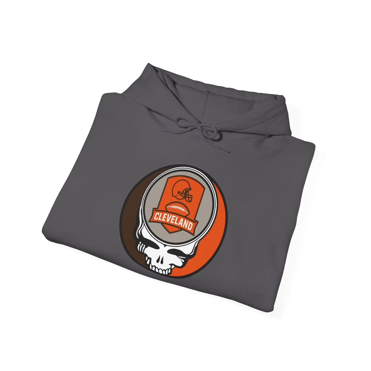 Cleveland Browns Stealie Hooded Sweatshirt Grateful Dead The Gridiron Collection