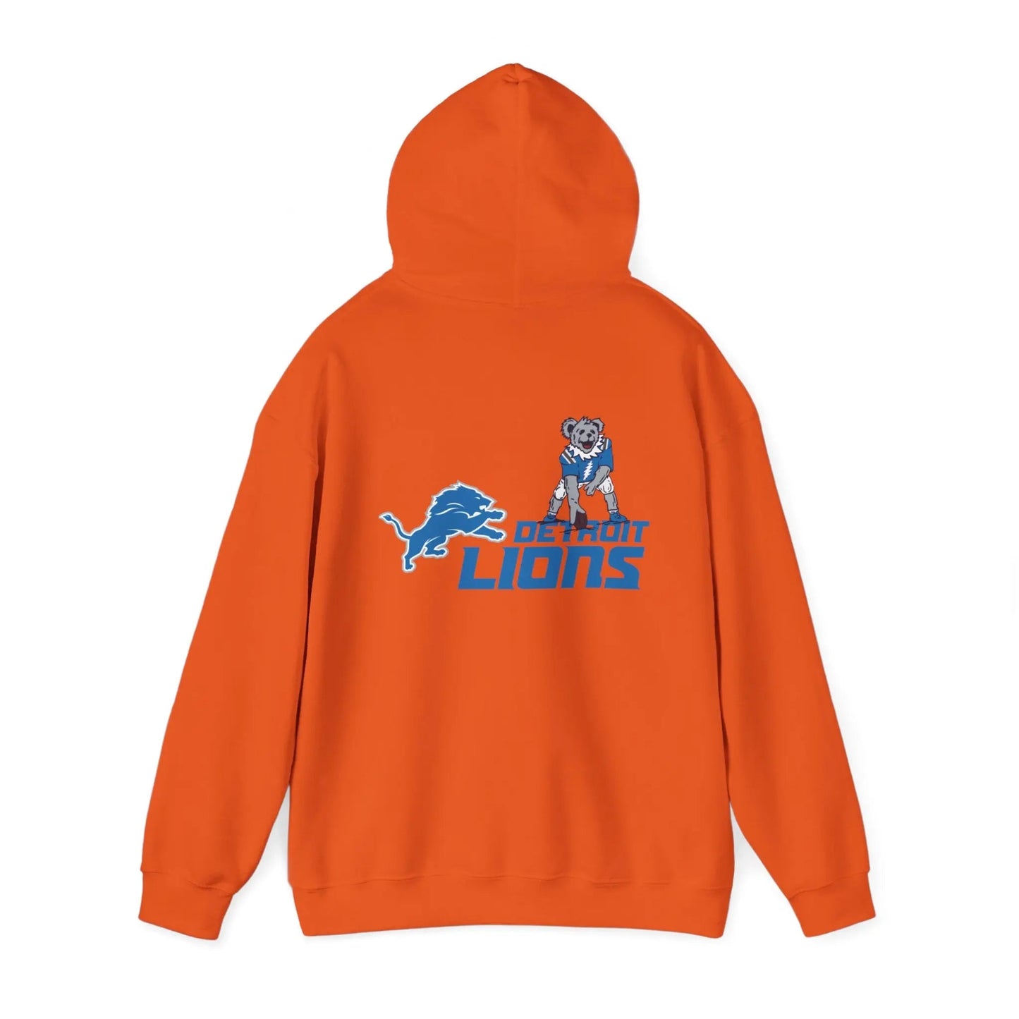 Detroit Lions Dancing Bear Two-Sided Unisex Hoodie The Gridiron Collection