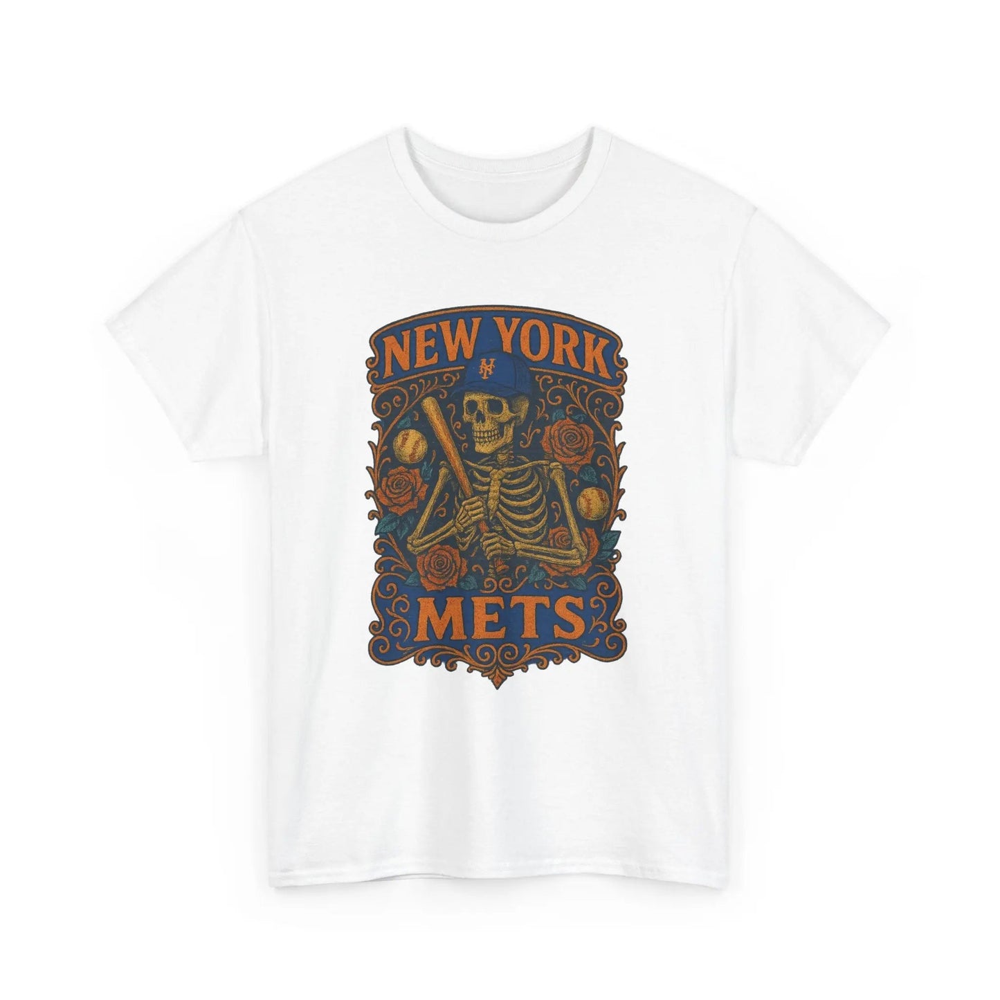 New York Baseball Edition Retro Poster Art T-shirt The Ballpark Collection