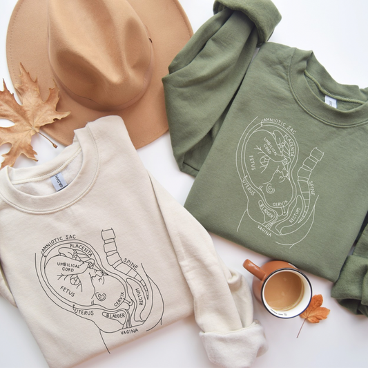 Pregnancy Anatomy Crewneck
