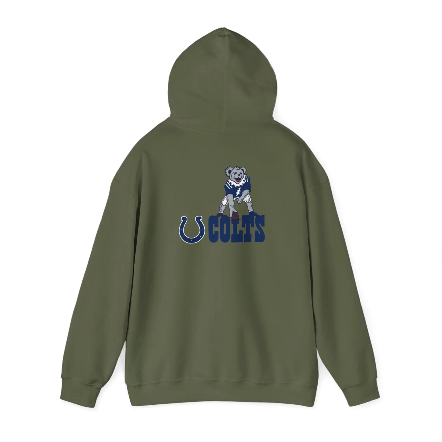 Indianapolis Colts Dancing Bear Unisex Hoodie Two-Sided The Gridiron Collection
