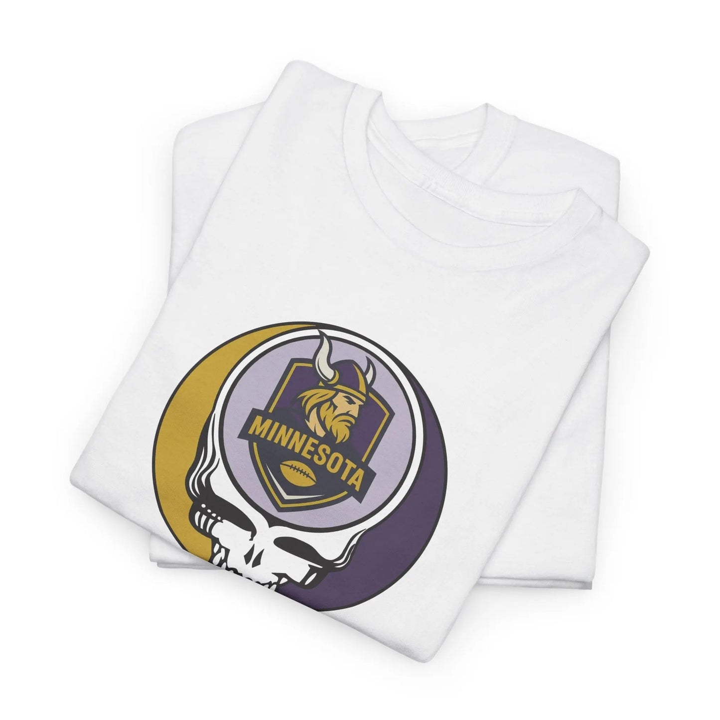 Minnesota Vikings Stealie Cotton Unisex Grateful Dead Tee The Gridiron Collection