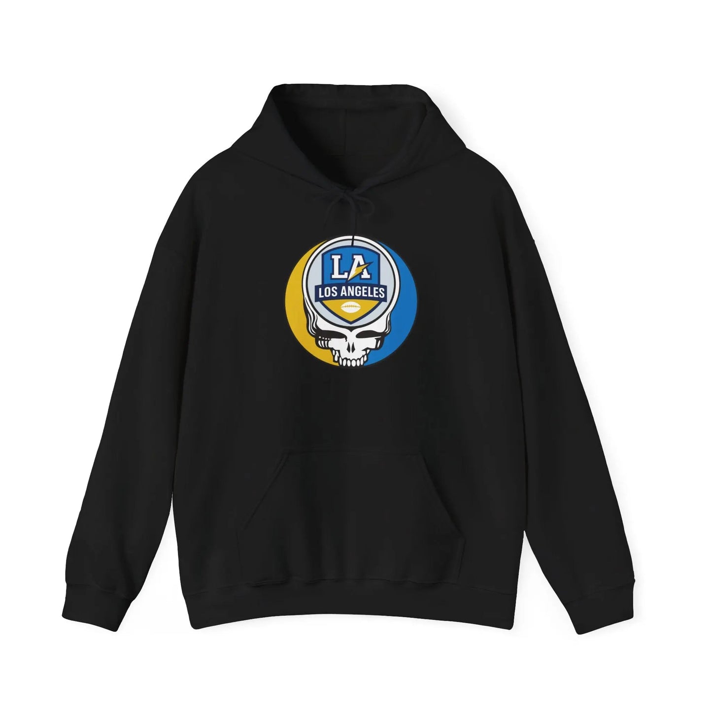 Los Angeles Chargers Stealie Grateful Dead Hooded Sweatshirt NFL The Gridiron Collection