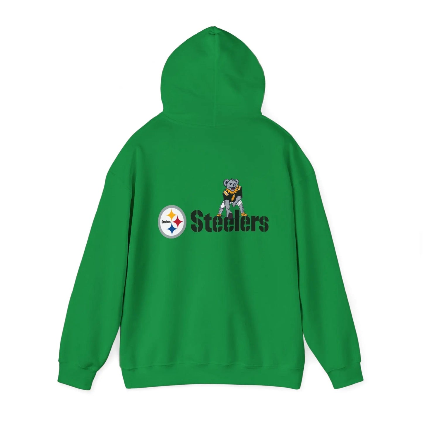 Pittsburgh Steelers Dancing Bear Two-Sided Unisex Hoodie The Gridiron Collection