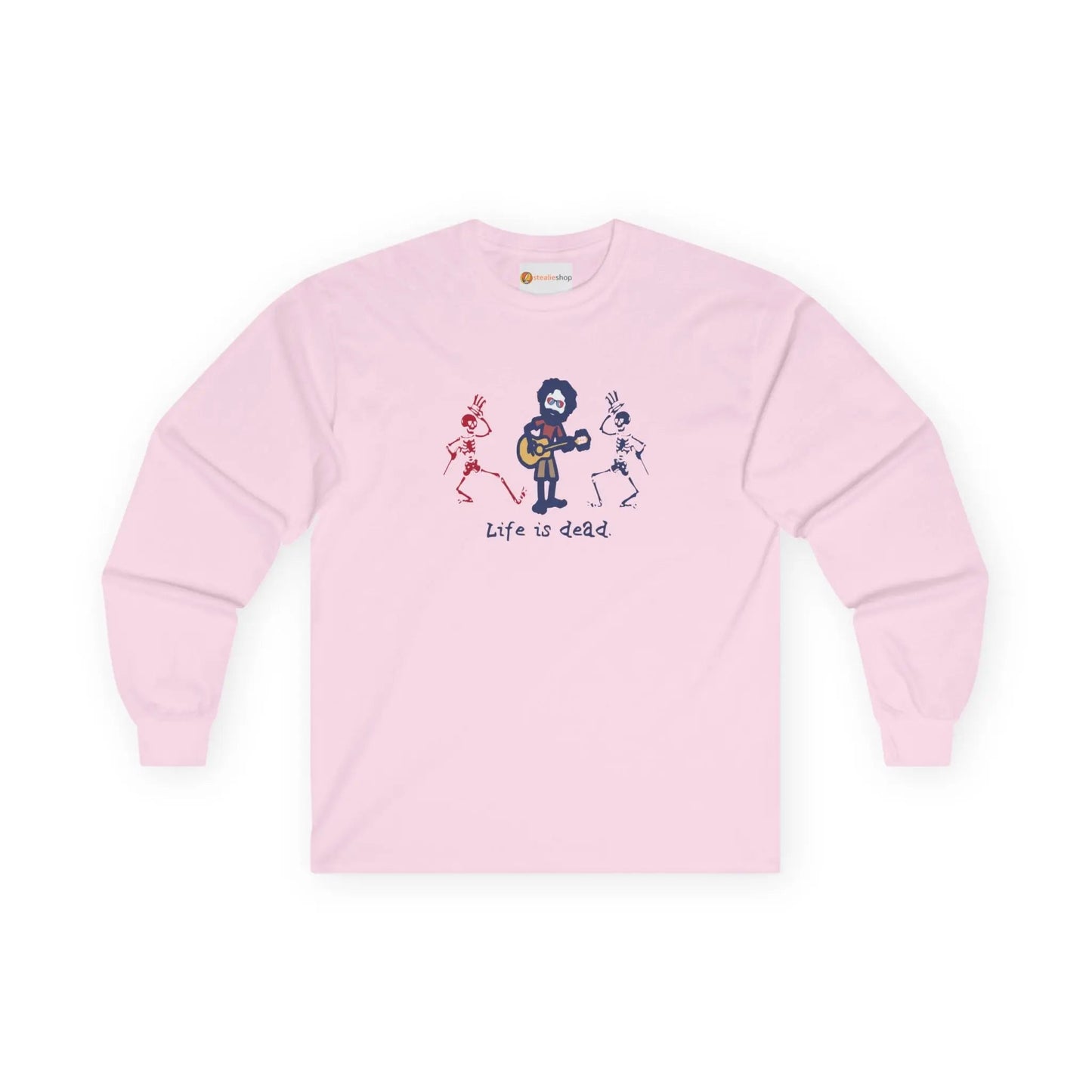 Grateful Dead Long Sleeve Tee Ultra-Cotton Life is Dead Jerry and His Friends