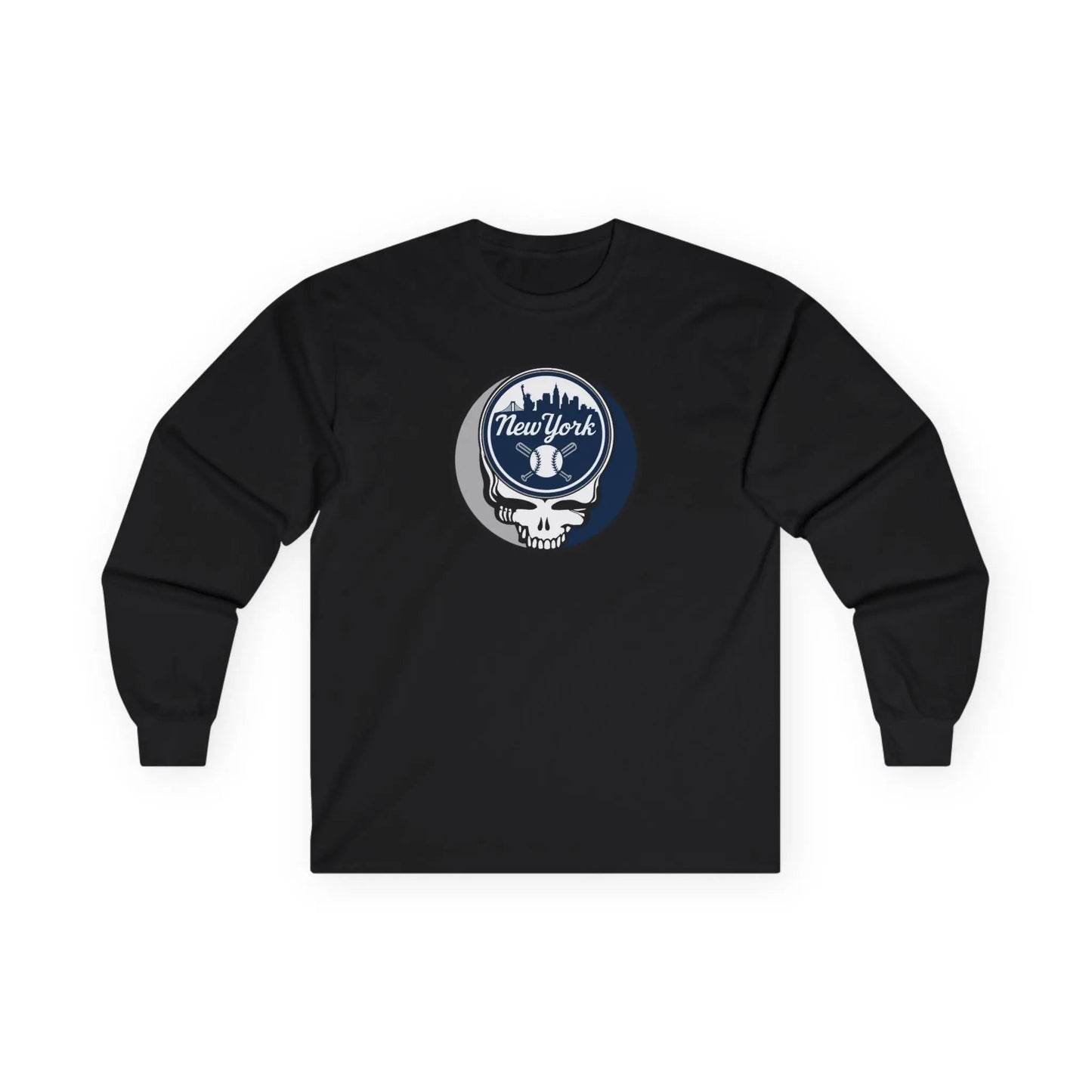 New York Baseball Edition Classic Stealie Long Sleeve Tee Ultra-Cotton MLB