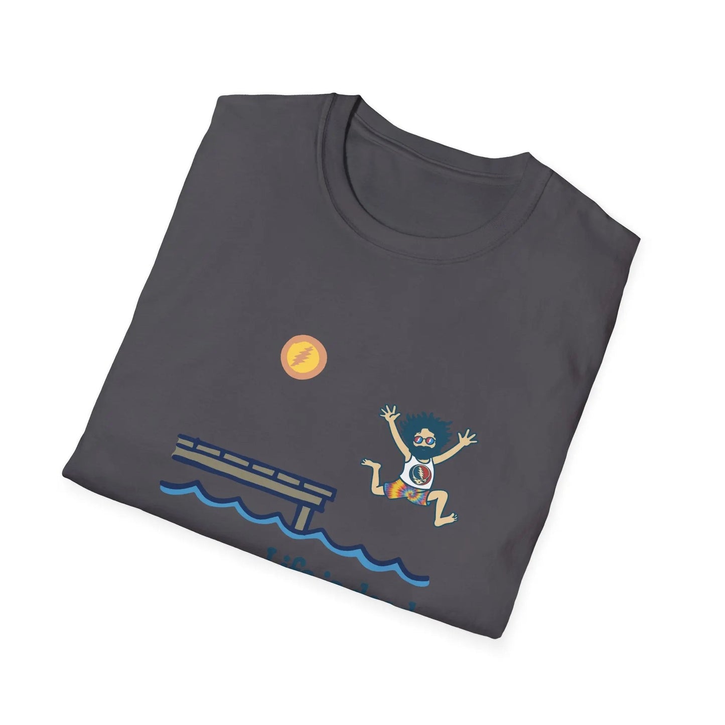 Life is Dead Jerry's Playin' At the Lake Unisex T-Shirt Grateful Dead