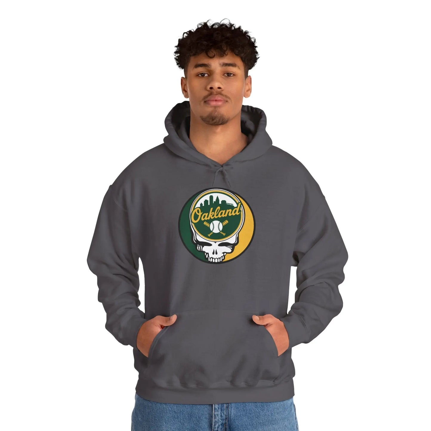 Grateful Dead Oakland Baseball Edition Unisex Heavy Blend Hoodie MLB