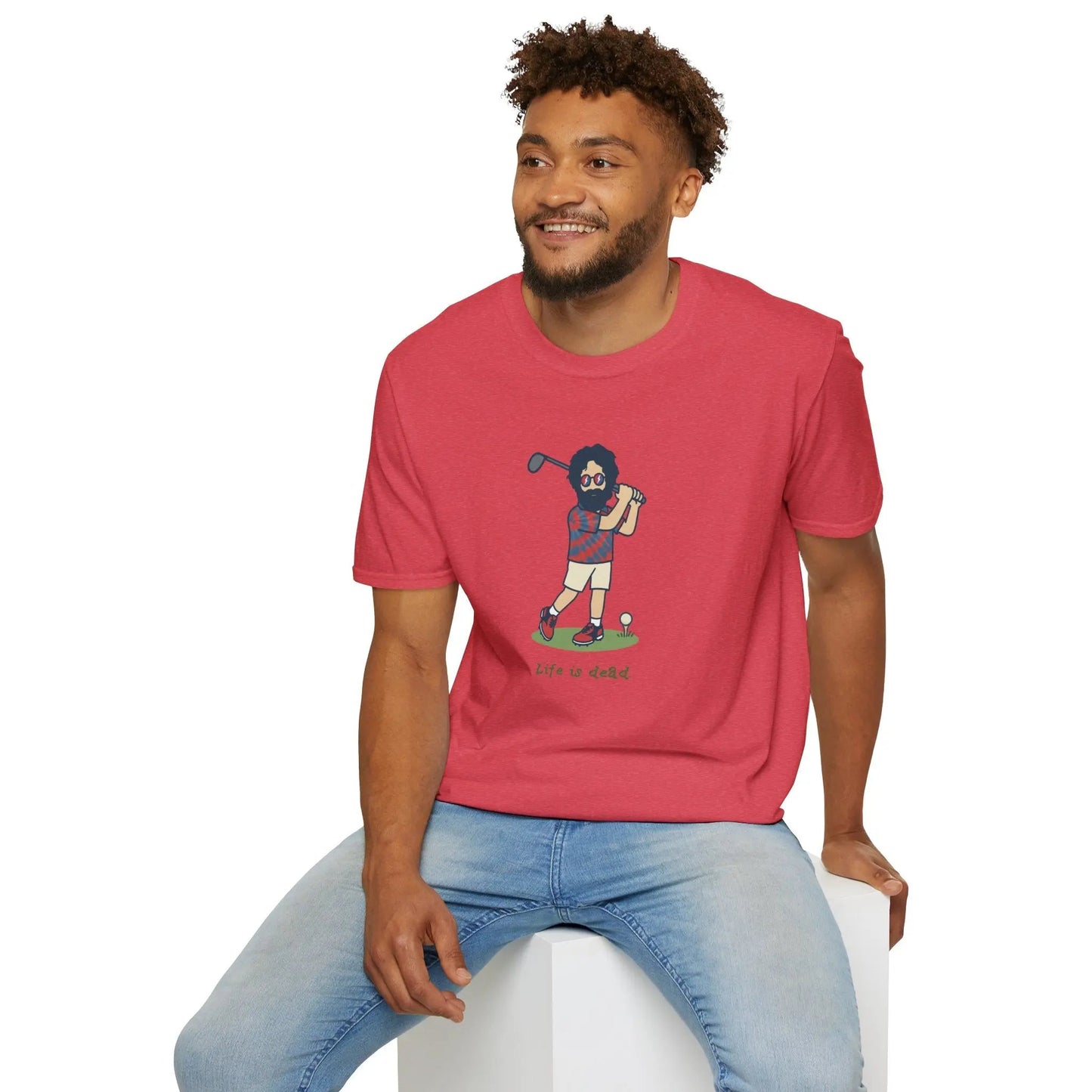 Life is Dead Golfing Jerry T-Shirt Grateful Dead