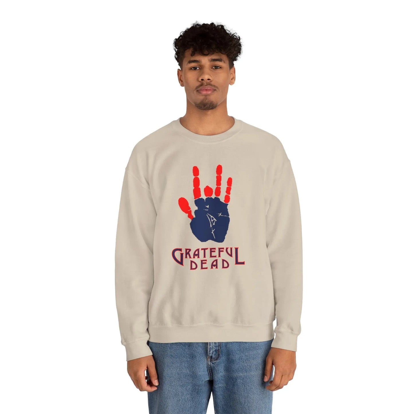 Jarry's Hand | Life is dead. Crewneck Sweatshirt