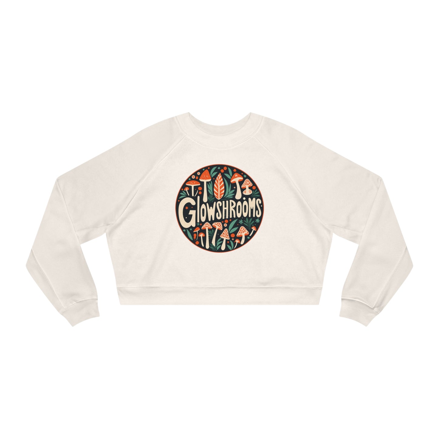 Ghastly Glowshrooms Sweatshirt, Unique Mushroom Costume & Spooky Season Halloween Sweatshirt