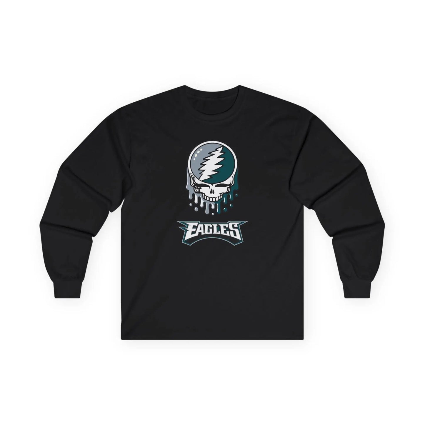 Grateful Dead Ultra-Cotton Long Sleeve Tee Philadelphia Eagles The Gridiron Collection