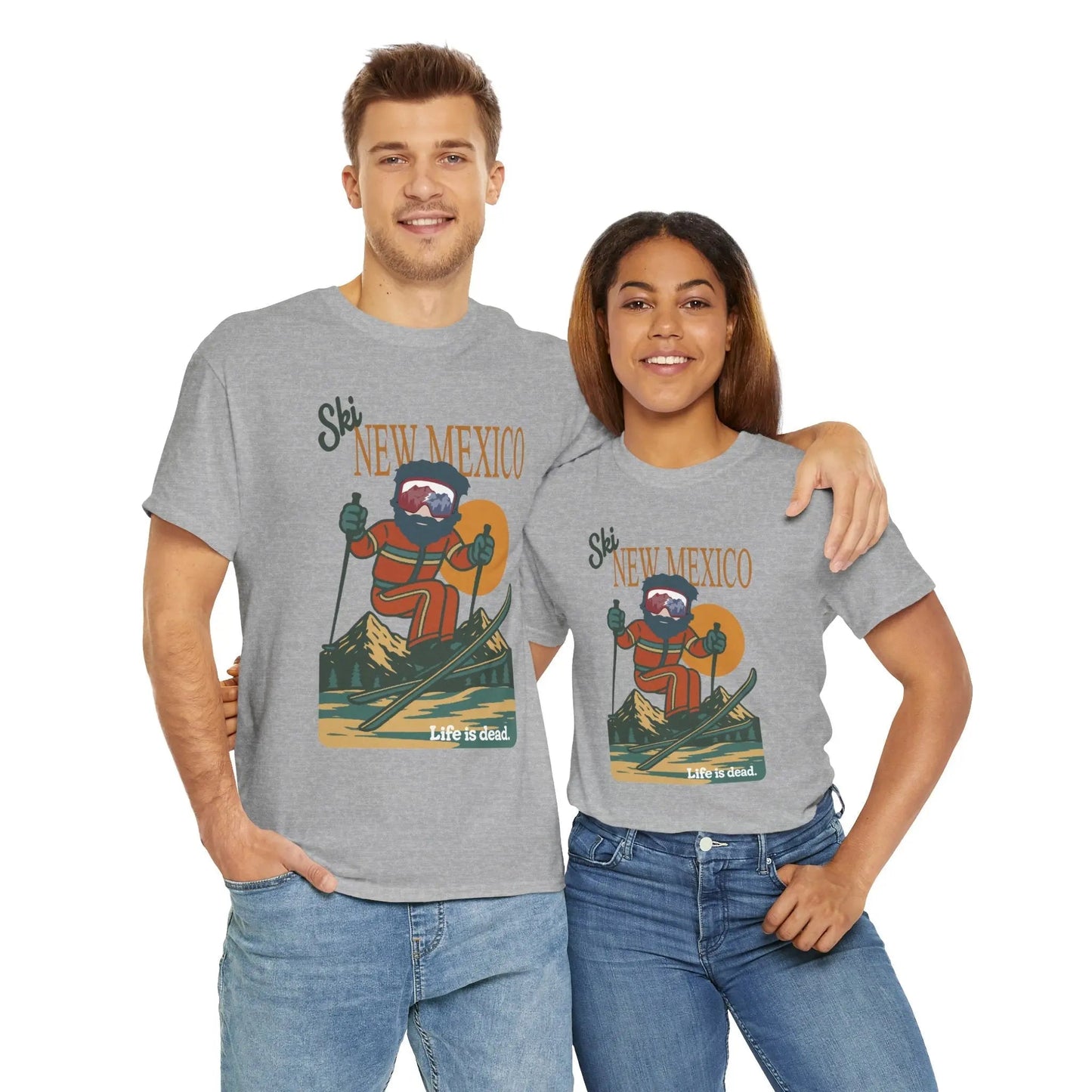 Ski New Mexico Retro Grateful Dead T-Shirt