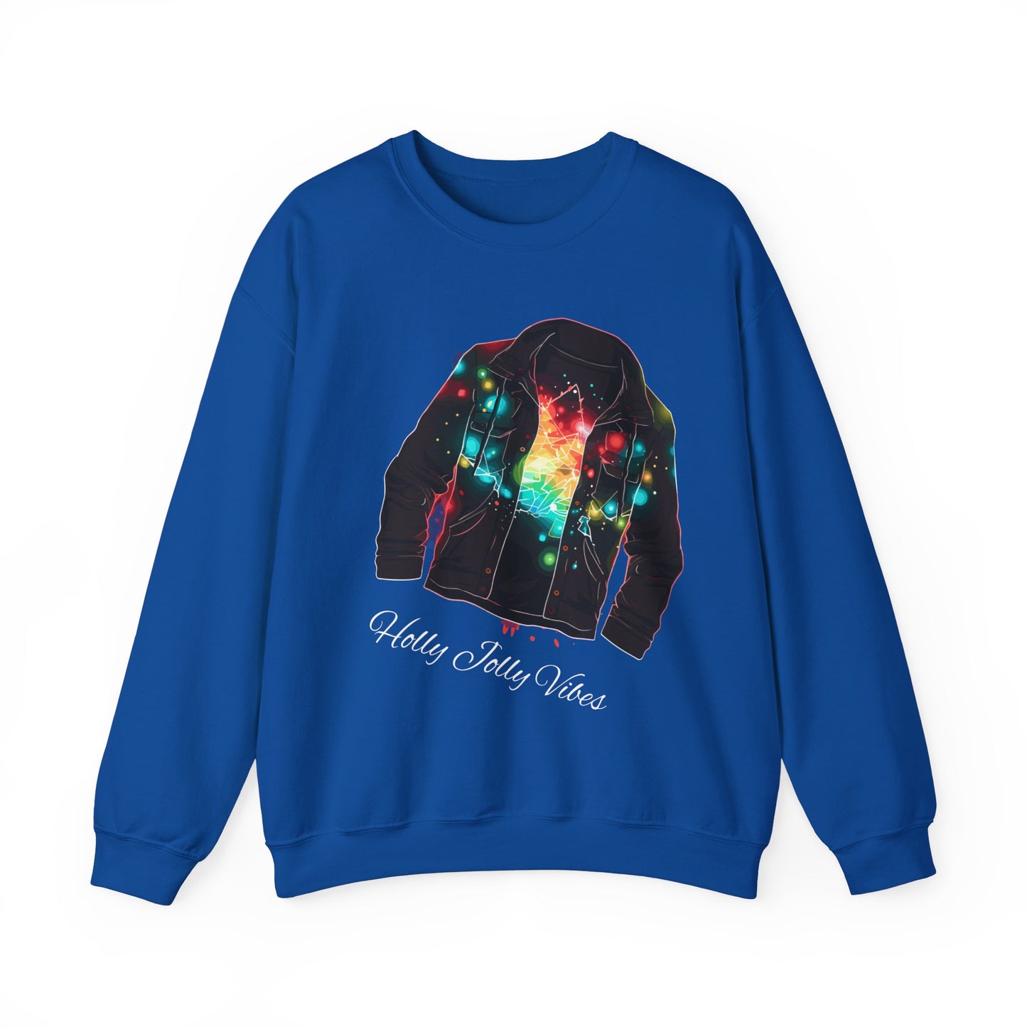 Holly Jolly Vibes Christmas Shirt Unisex Sweatshirt Gildan