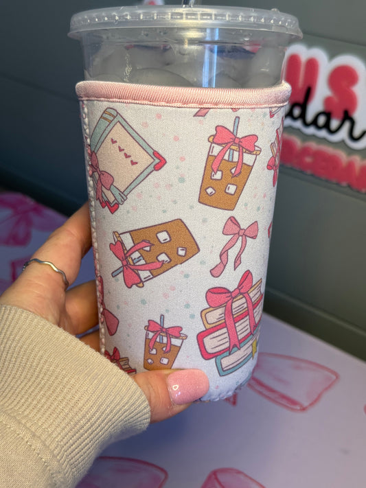 Sugar & Spice Insulated Cup Sleeve Sawdust and Cedar