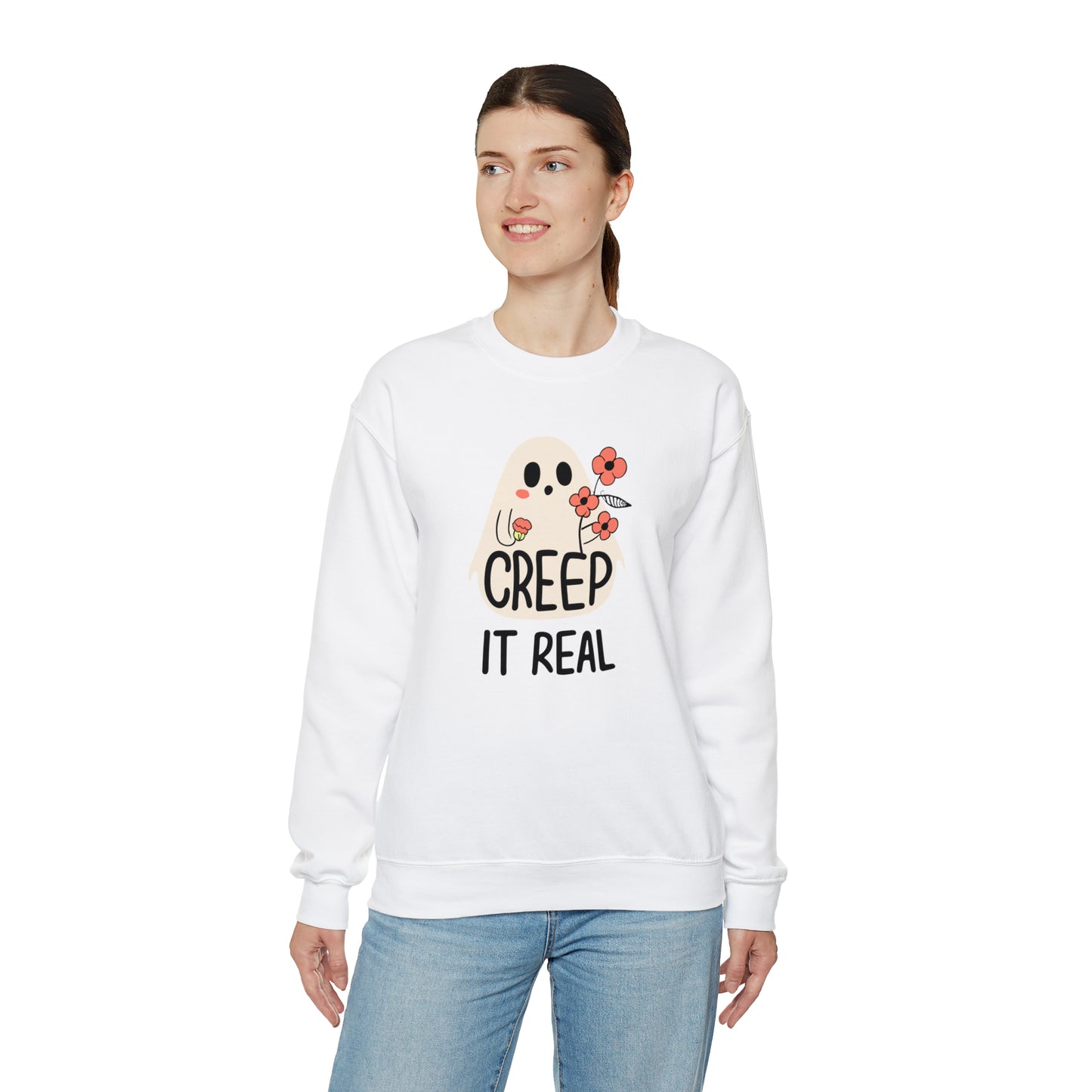 Creep It Real Spooky Sweatshirt, Spooky Season Halloween Sweatshirt, Halloween Costume, Spooky Sweatshirt, Halloween Gifts
