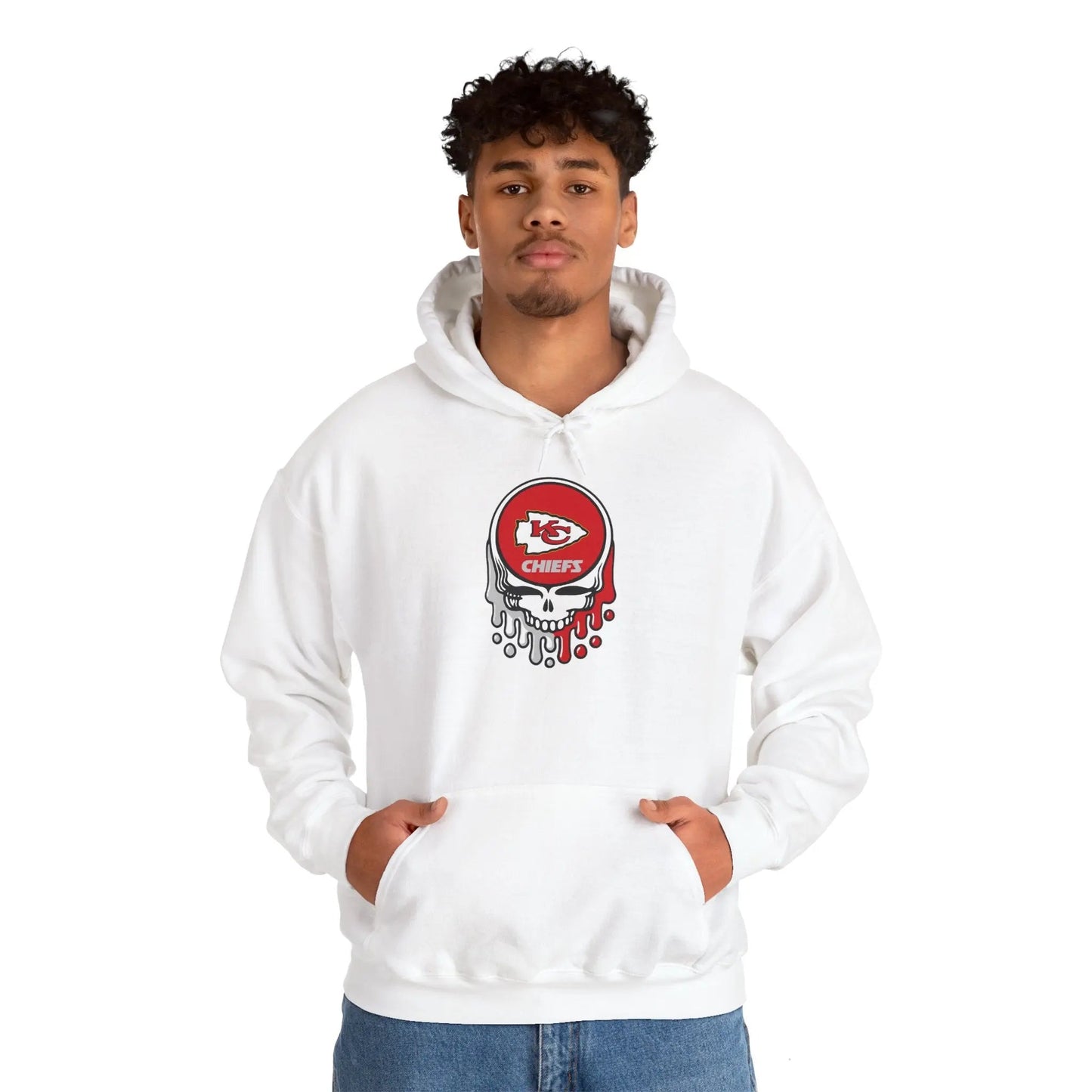 Kansas City Chiefs Grateful Dead Hooded Sweatshirt The Gridiron Collection