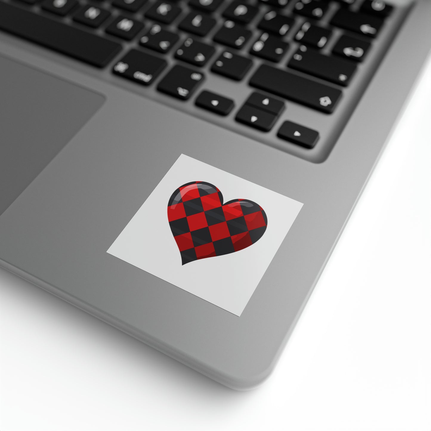 Valentine's heart shape Square Sticker Label Rolls
