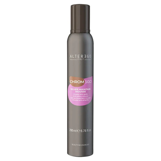 Chromego Silver Maintain Anti-Yellow Mousse 6.76oz Alter Ego Italy