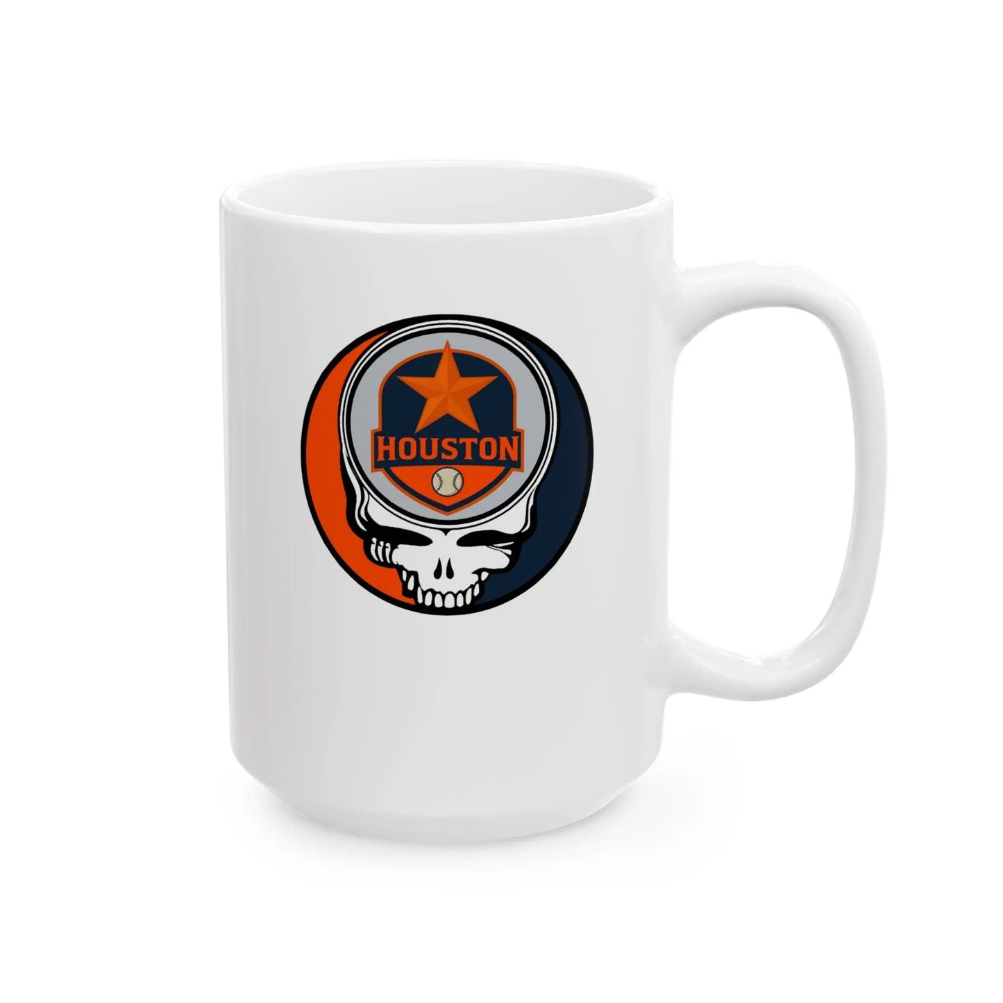 Stealie Ceramic Mug 15 Ounce Houston Baseball Edition The Ballpark Collection