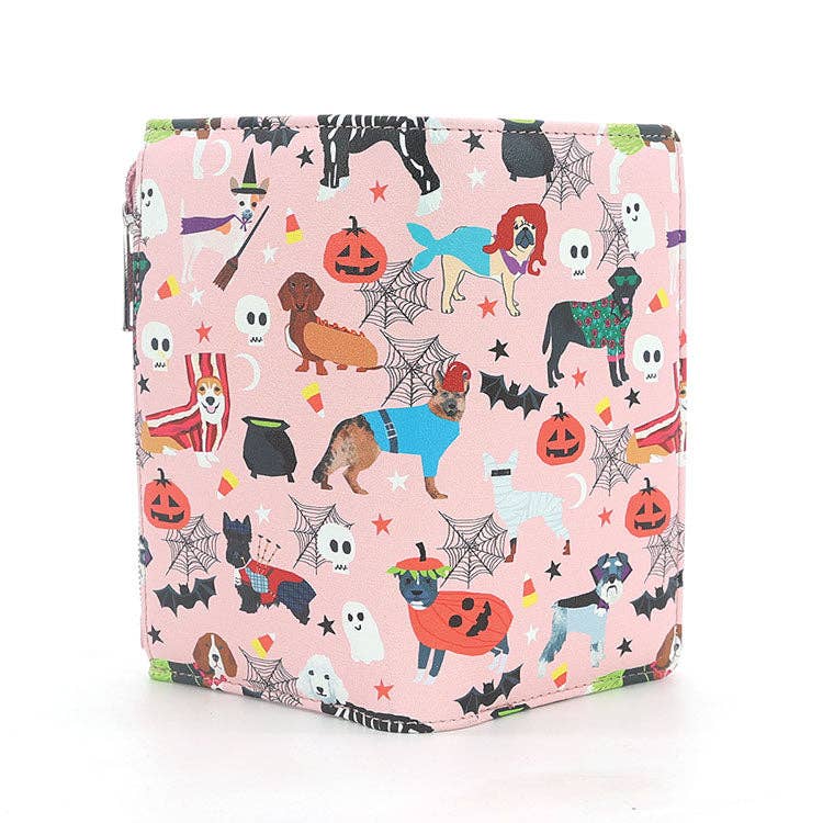Halloween Doggie Costume Party Vinyl Wallet