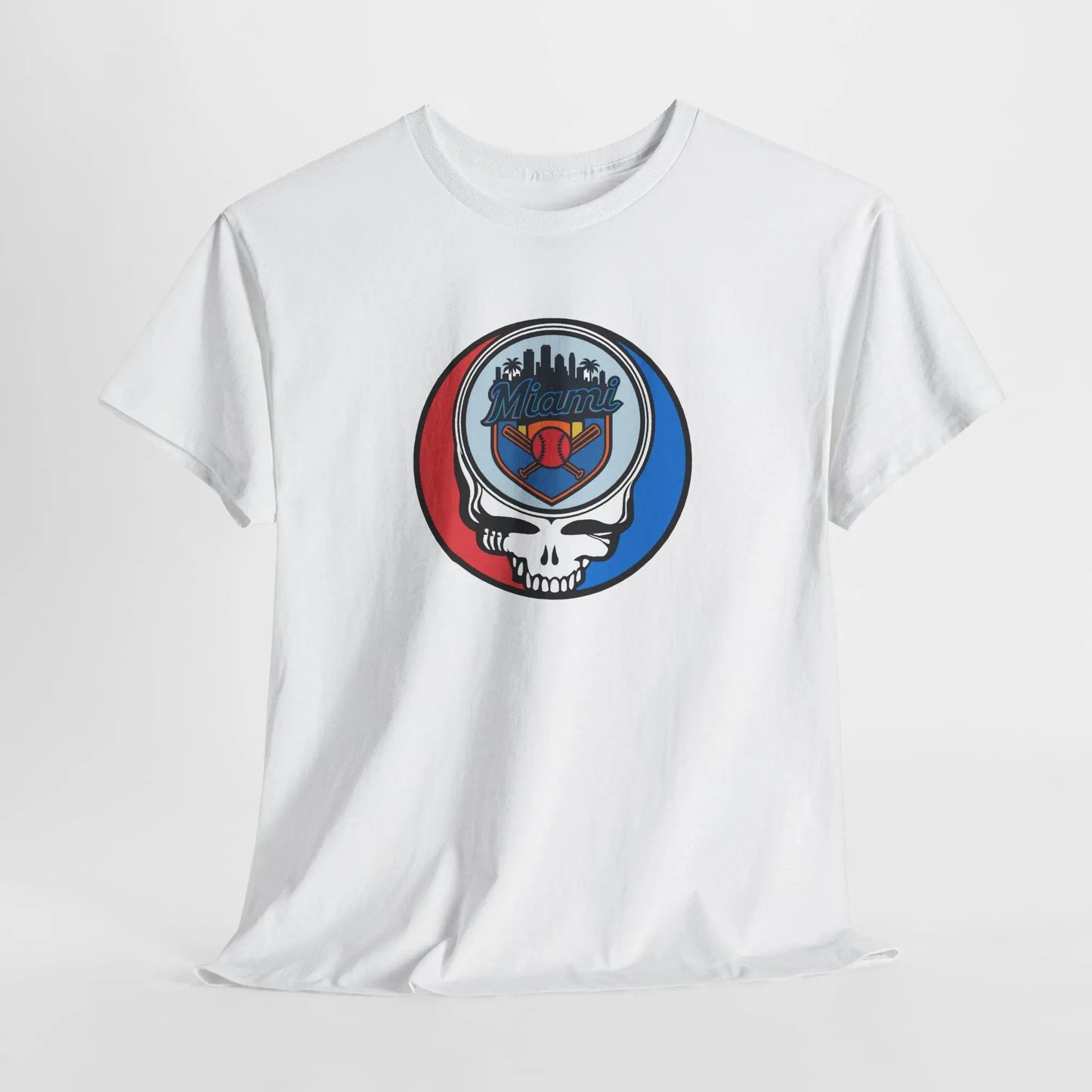 Miami Marlins Steal Your Face Classic Stealie T Shirt MLB