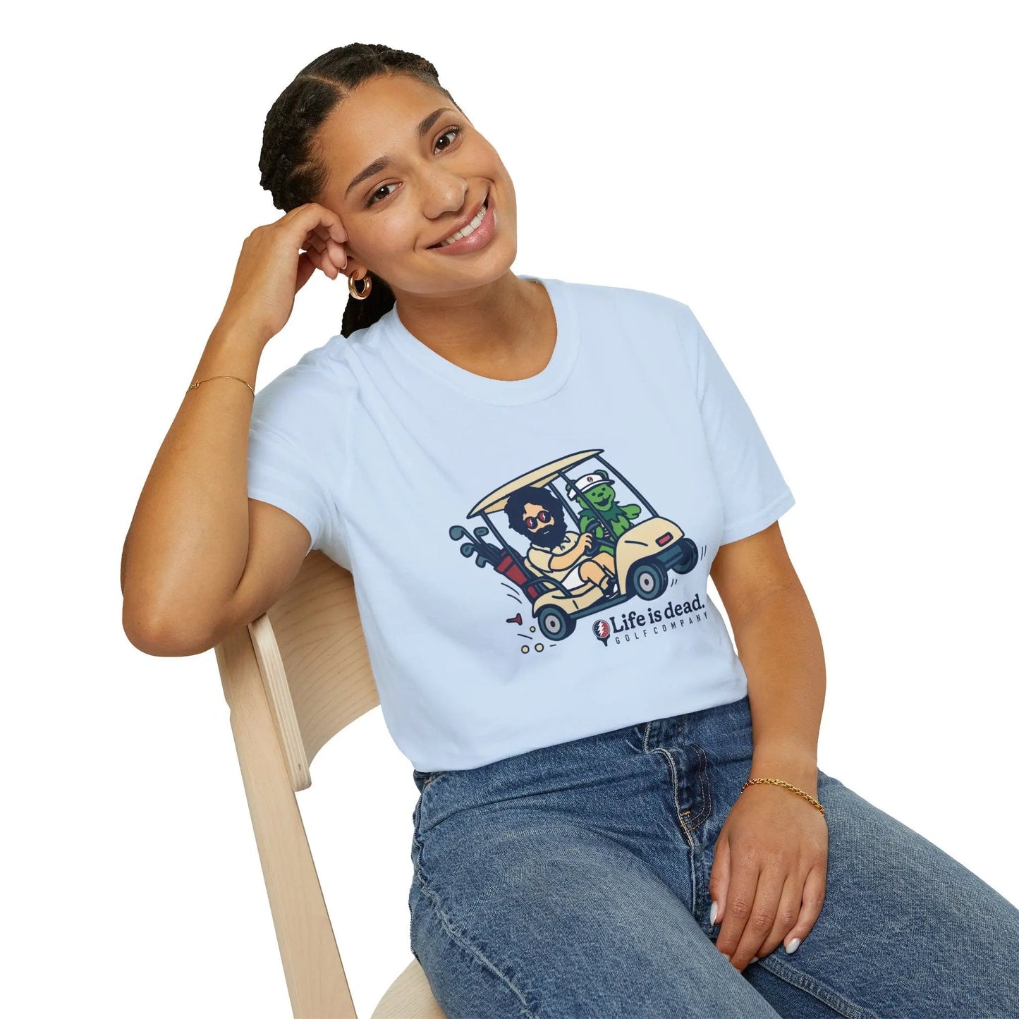 Life is Dead Soft-Style T-Shirt Joy Ridin' Jerry and The Bear Golf Company