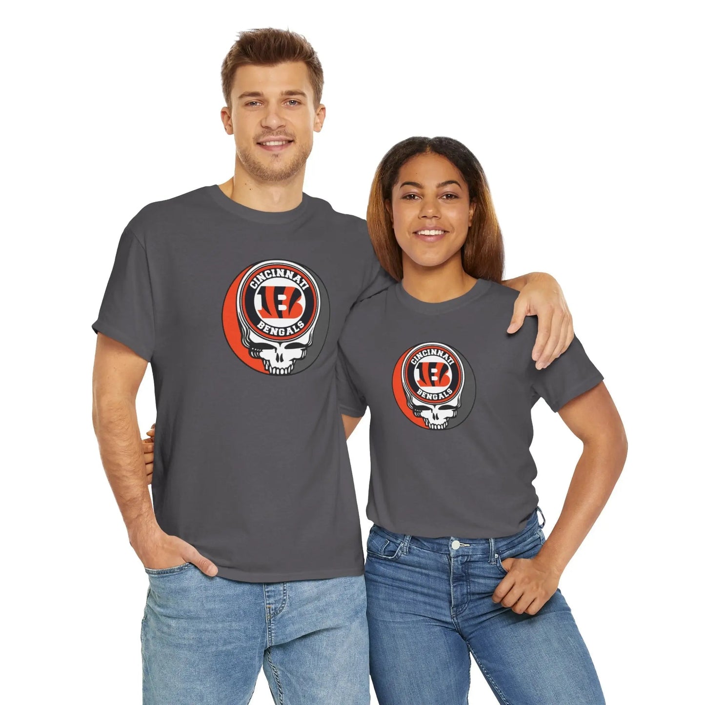 Cincinnati Bengals Steal Your Face T-Shirt NFL Grateful Dead