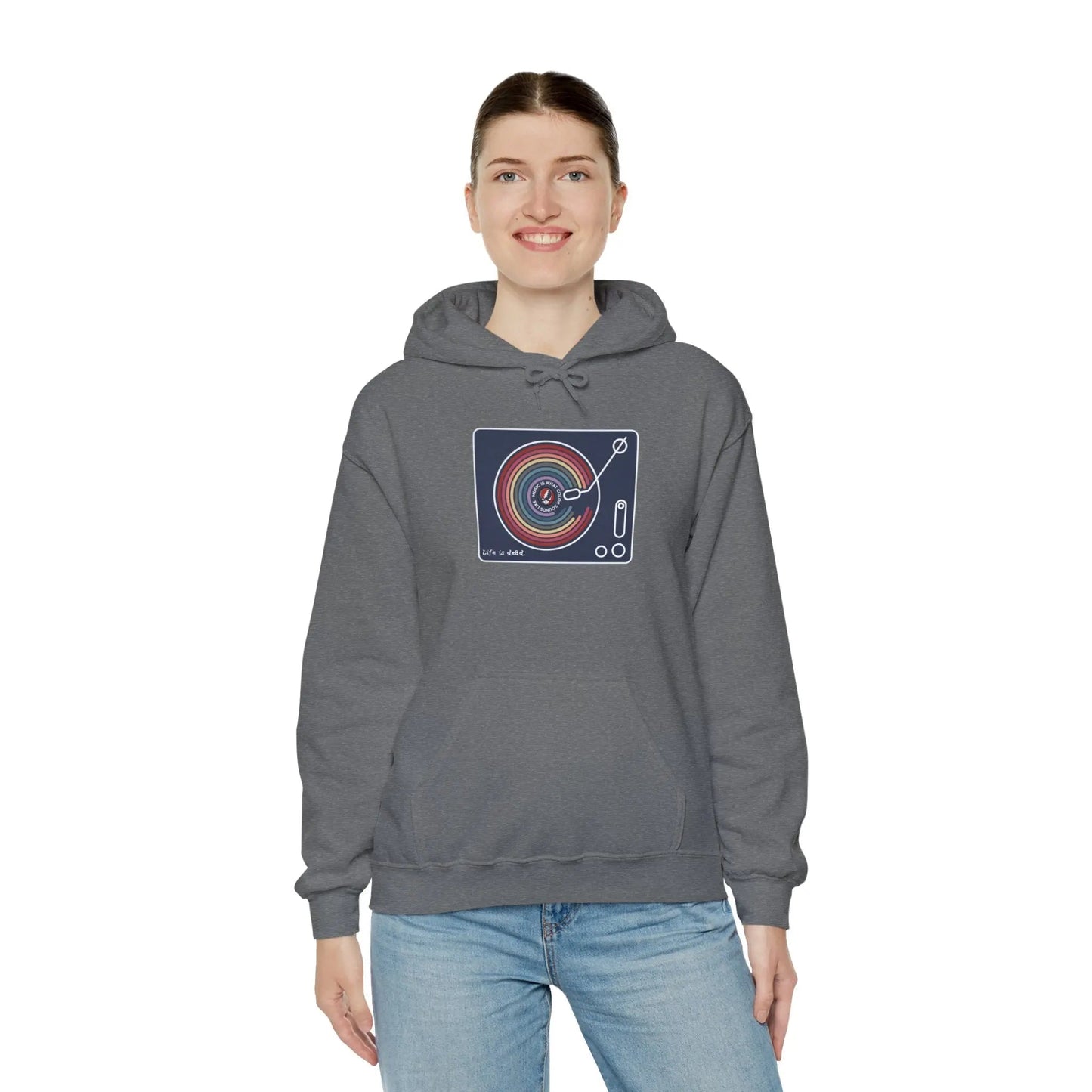 Life is dead Music Is What Colors Sound Like Unisex Hoodie Grateful Dead