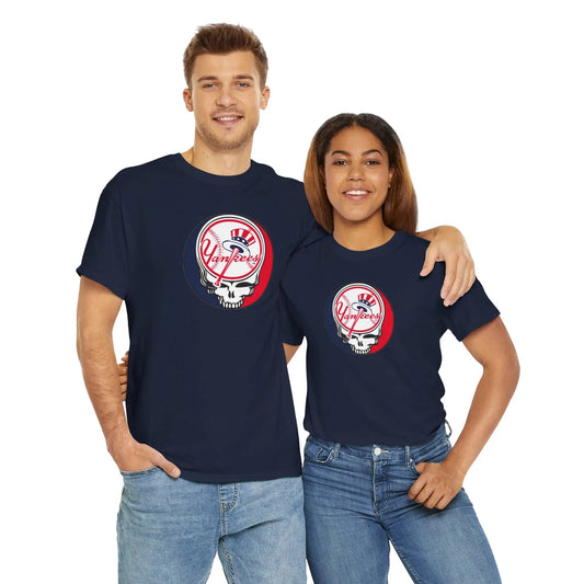 New York Yankees Grateful Dead Stealie Baseball Tee The Ballpark Collection
