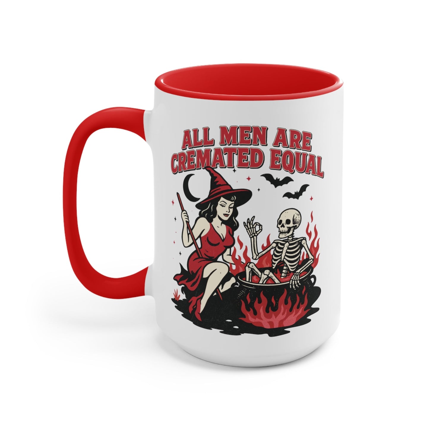 All Men Are Cremated Equal Halloween Mug