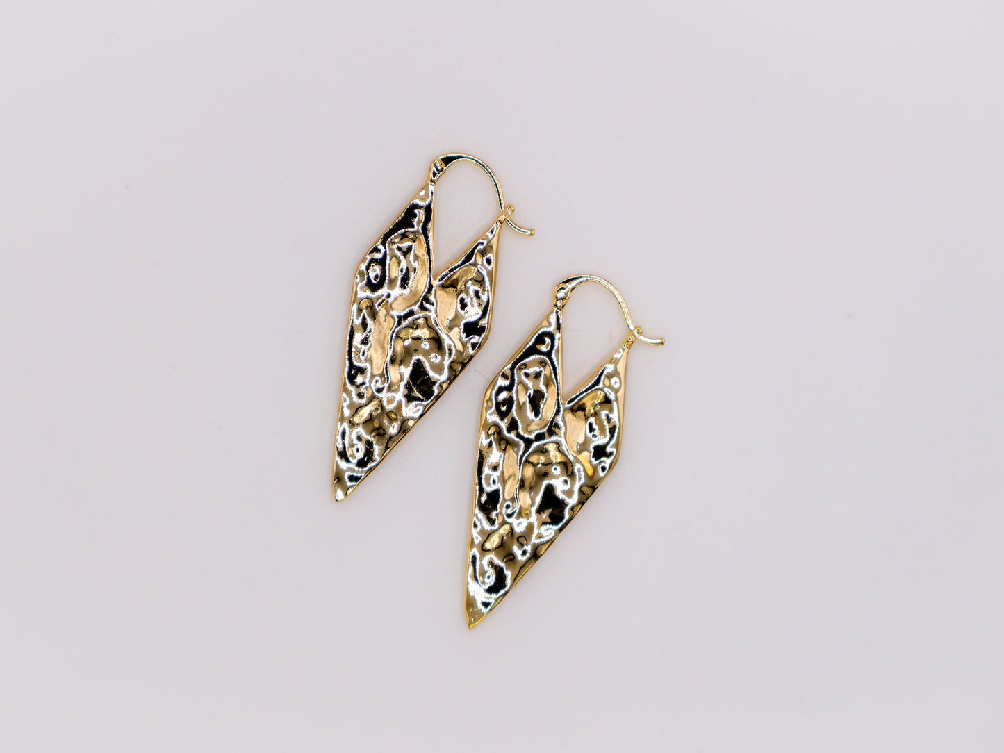 Gold Geometry Glam Modern Gold Geometric Earrings Le Reussi