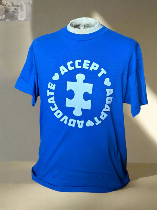 Autism Awareness Cotton Short Sleeve T-Shirt