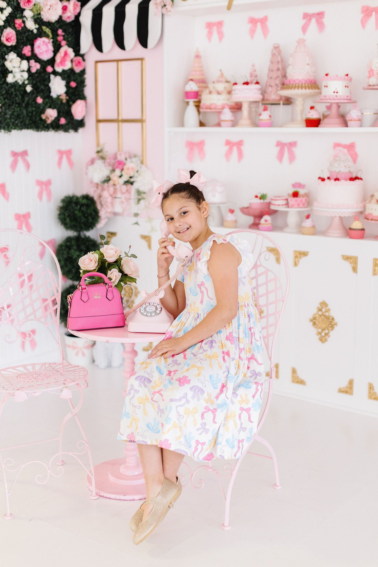 Flutter Sleeve Twirl Dress Comfortable Toddler Dress Mila & Rose