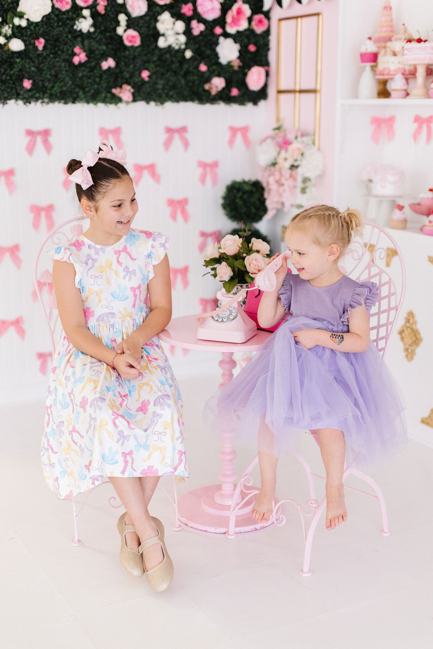 Flutter Sleeve Twirl Dress Comfortable Toddler Dress Mila & Rose