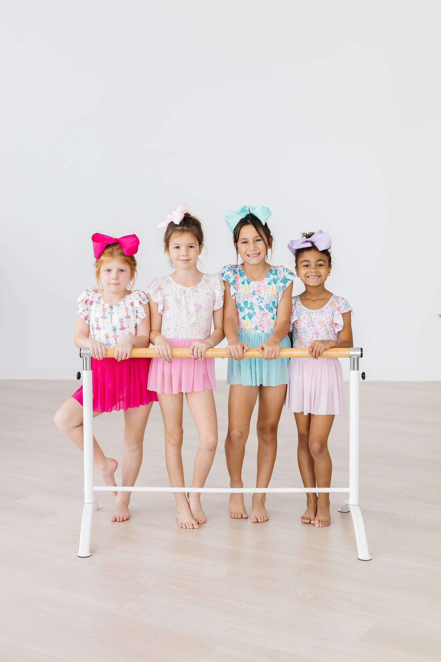 Blooming Beauty short sleeve twirl leotard