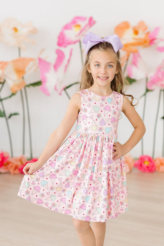 Ice Cream & Shout Twirl Dress Tank Dress Mila & Rose