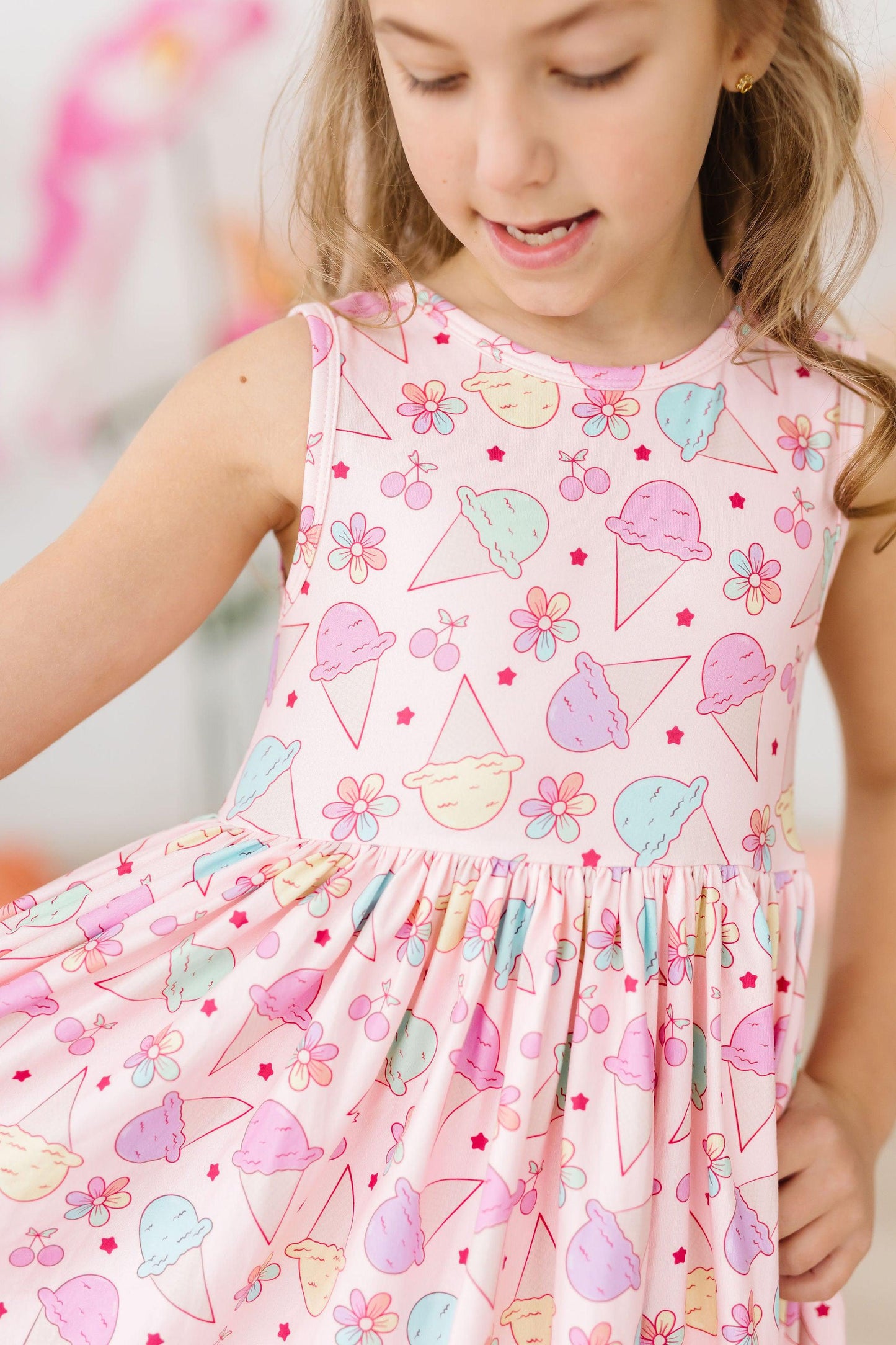 Ice Cream & Shout Twirl Dress Tank Dress Mila & Rose