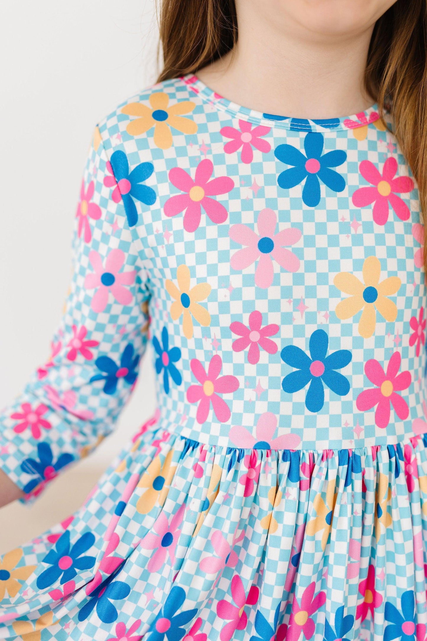 Twirl Dress 3/4 Sleeve Pocket Dress Crazy Daisy