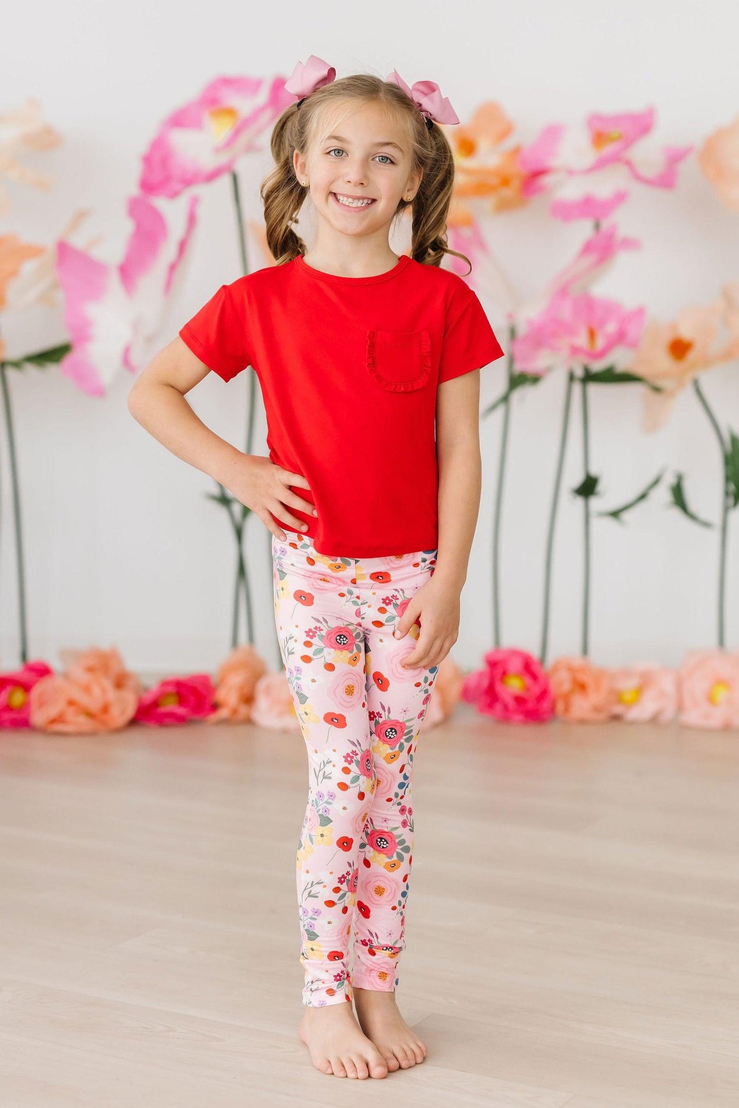 Bouquet Beauty High Waisted Slim Fit Leggings Mila & Rose ®