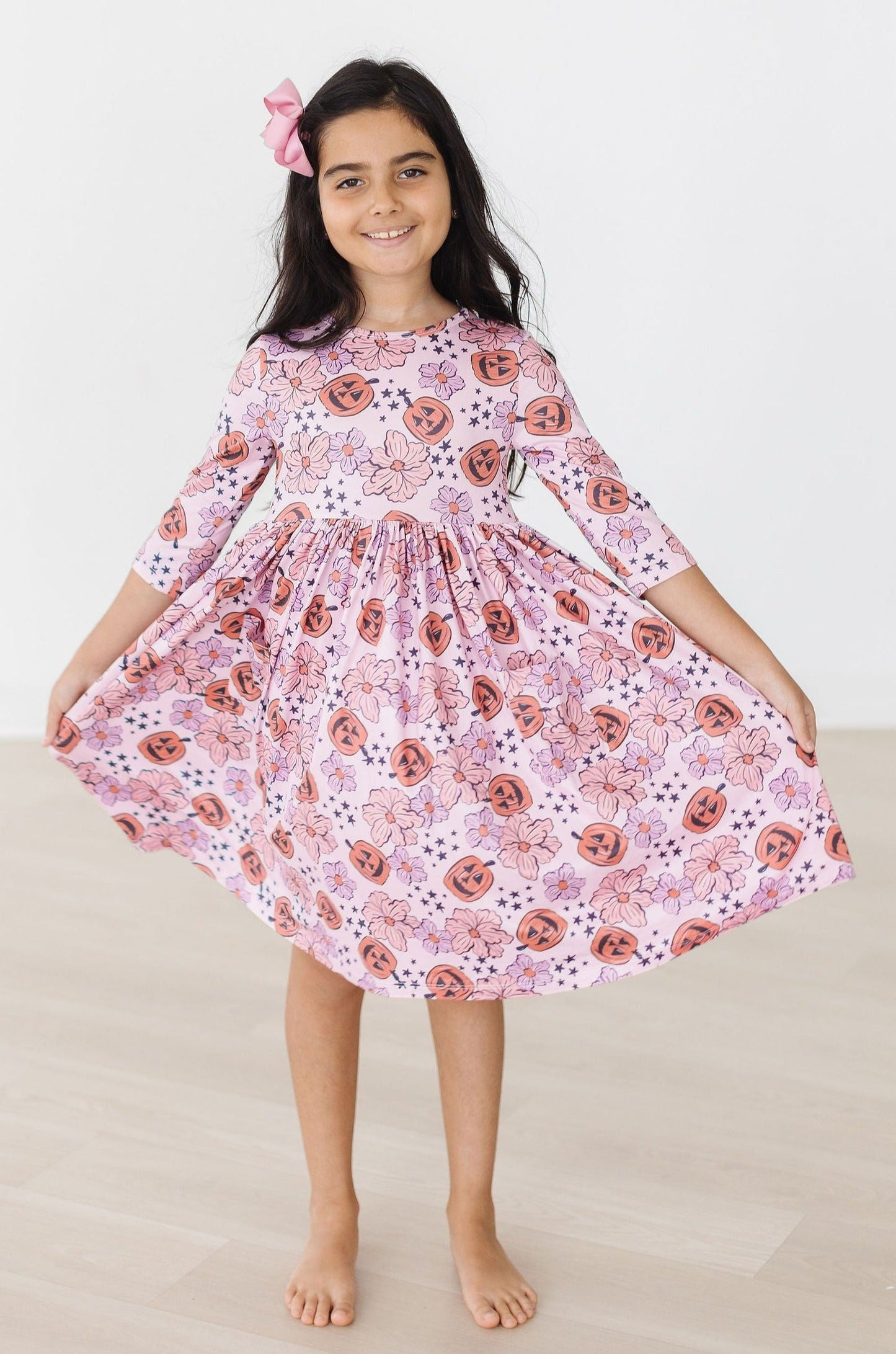 Candy Pocket Twirl Dress Scoop Back Ballet Neckline Mila & Rose