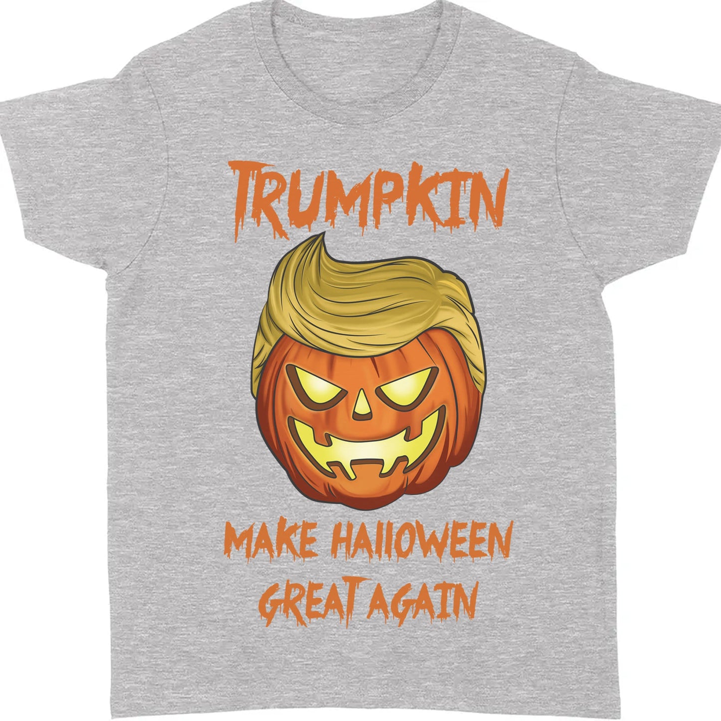 Trumpkin Make Halloween Great Again | Trump 2024 Shirt | Halloween Shirt | Trump Supporters Shirt Dark T1227 - GOP