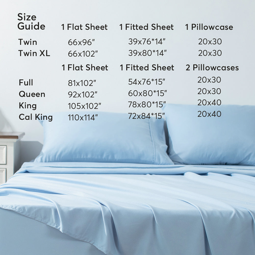 Soft Deep Pocket Sheet Bedding Set Kasentex