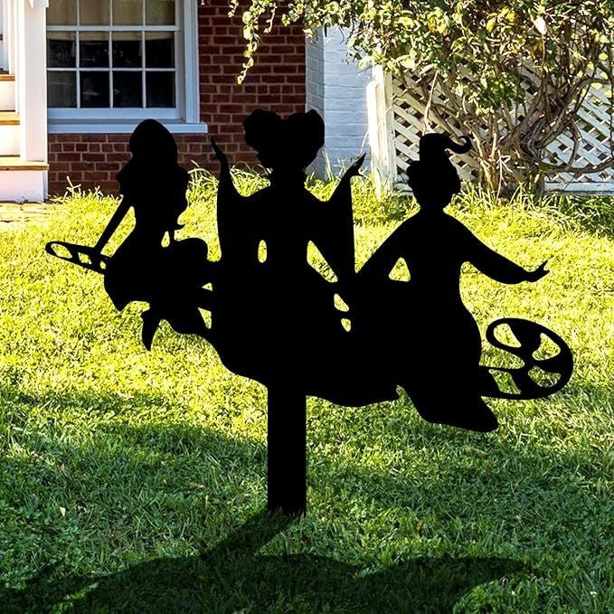 Halloween Witch Iron Floor Outlet Decoration Outdoor Party Supplies