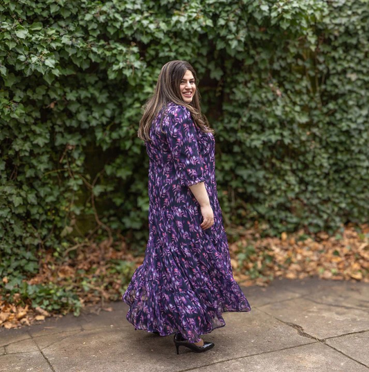 Plus Size Maxi Dress Light Fully Lined Radiant Dress Swuun