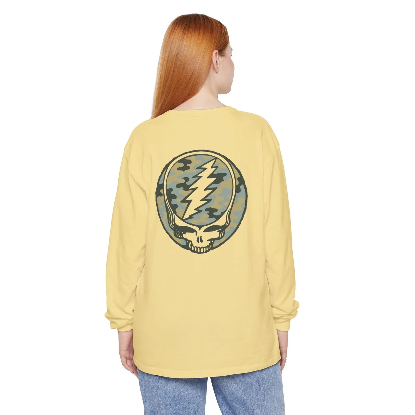 Camo Stealie Garment-Dyed Long Sleeve T-Shirt Vineyard Collection