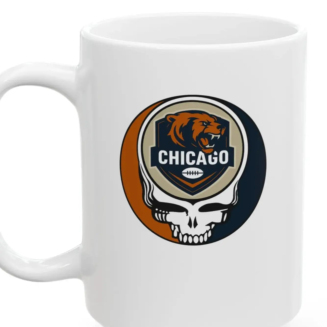 Chicago Bears Stealie Ceramic Coffee Mug NFL Gridiron Collection