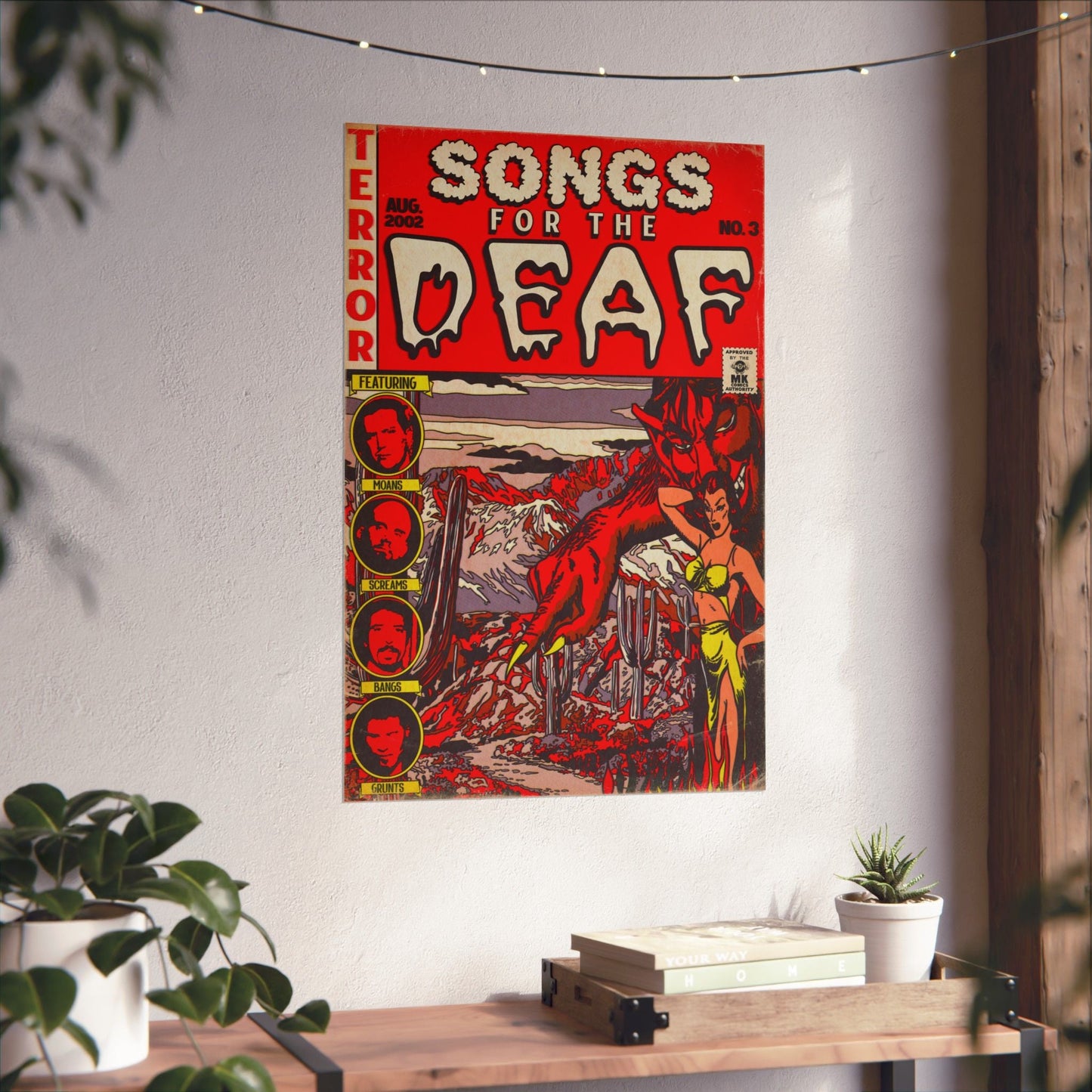 Songs For The Deaf - Vertical Matte Poster